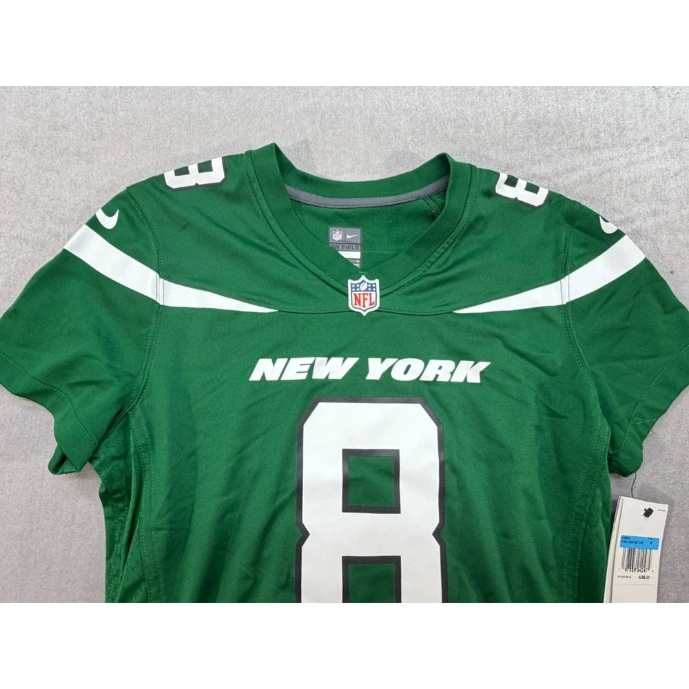 New Nike Women On Field Aaron Rodgers New York Jets Green Jersey Size Medium